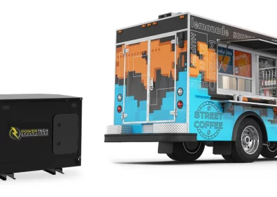Power Tech Generator Used in a Food Truck