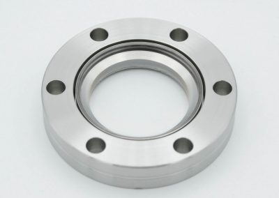 MPF Fused Silica Viewpots manufactured by Coated disc manufactured by Manufacturing Precision Feed Through Products